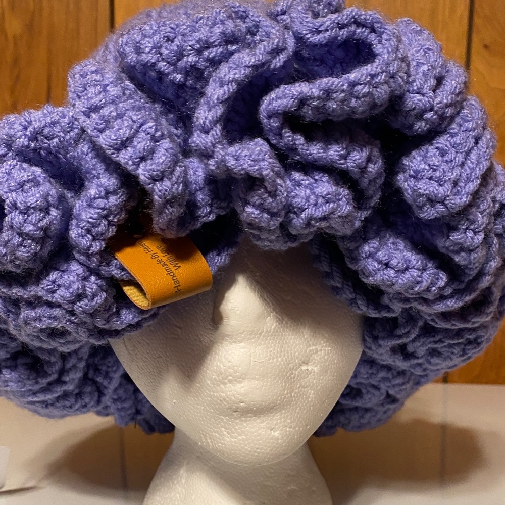 Ruffle Hat Handmade By Helen 
$40.00 & FREE SHIPPING 
Smoke Free /Pet Free House